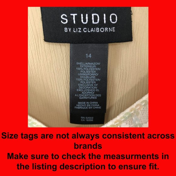 Liz Claiborne sleeveless Top NWOT - Picture 4 of 7